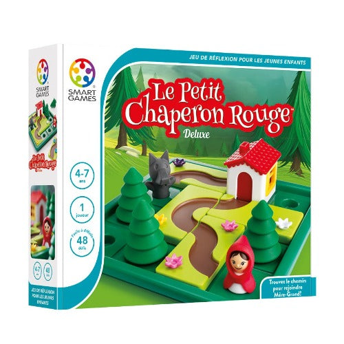 Le Petit Chaperon Rouge Deluxe - Jeu de logique évolutive - 48 défis à solutionner - Smart Games - Devant de la boîte