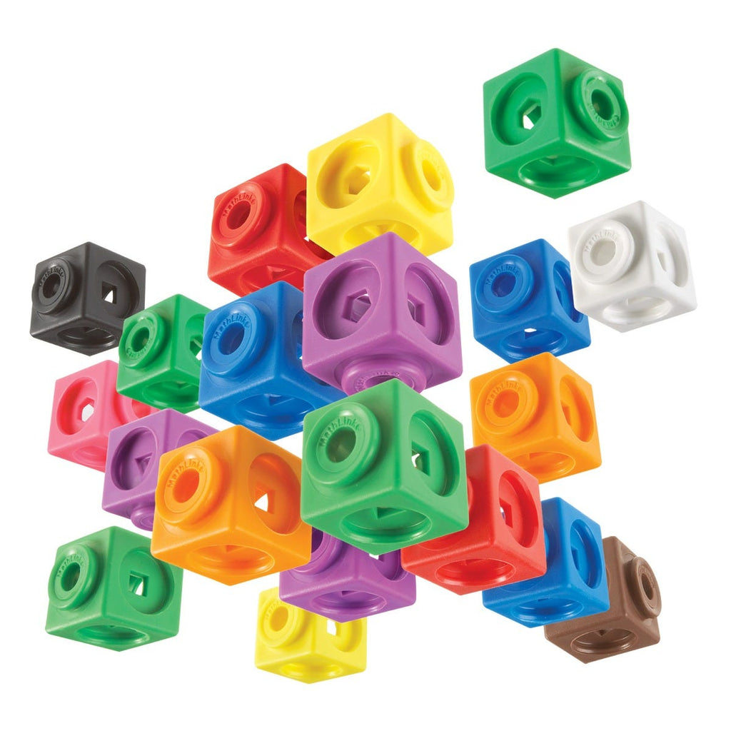Cubes MathLink - Big Builders - 200 pièces - Learning Resources - STEM - 5 ans et plus - Pièces détachées
