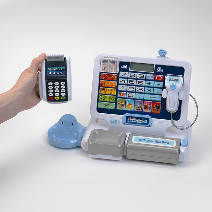 Cash register with tablet and electronic functions