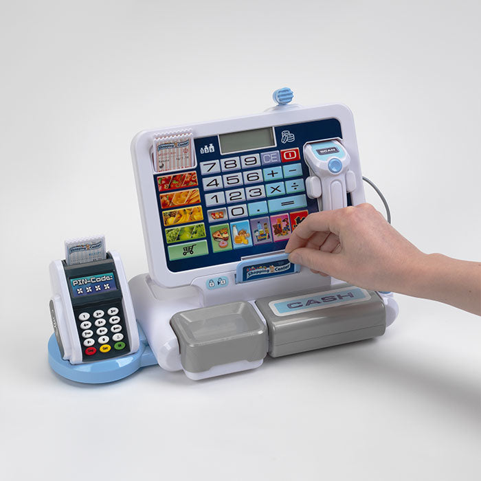 Caisse enregistreuse avec tablette et fonctions électroniques - Klein - 3 ans et plus - 3 piles AAA - Carte de débit ou carte de crédit