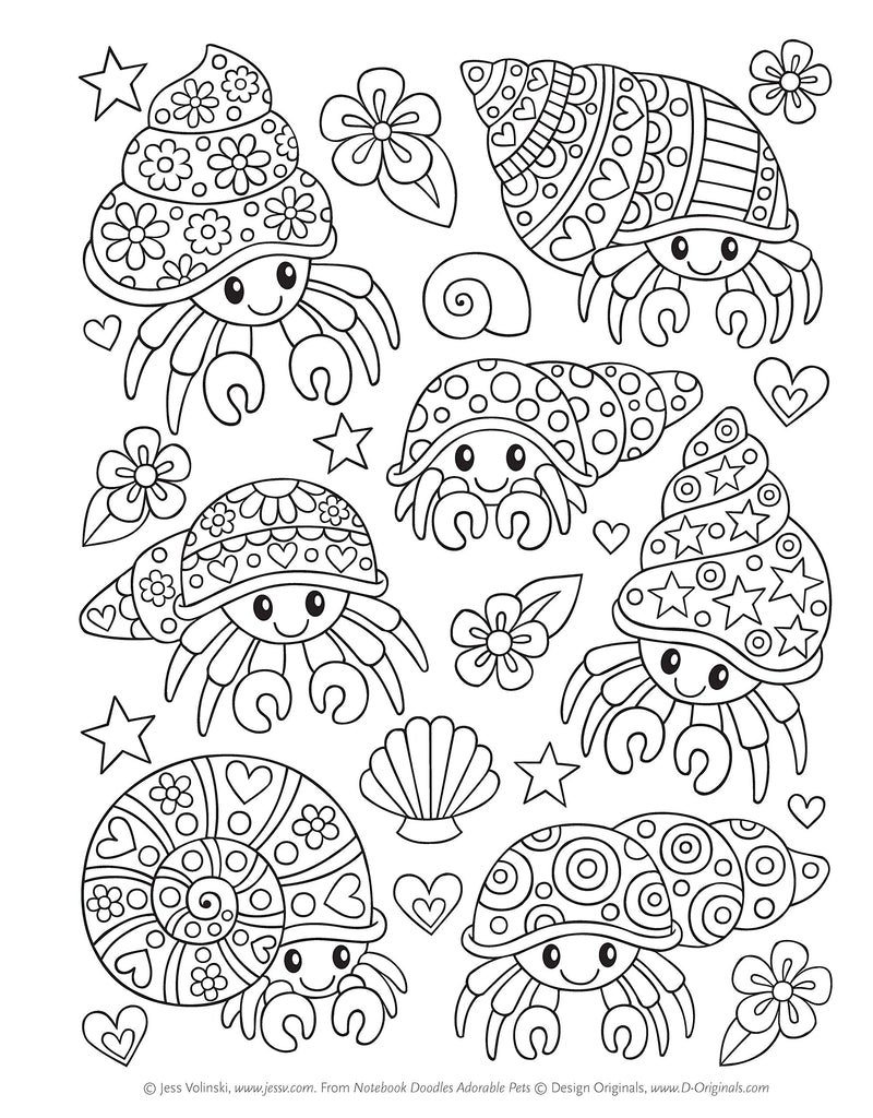 Mandalas Animaux adorables - Design Originals - 80 pages - Exemple d'une page intérieure