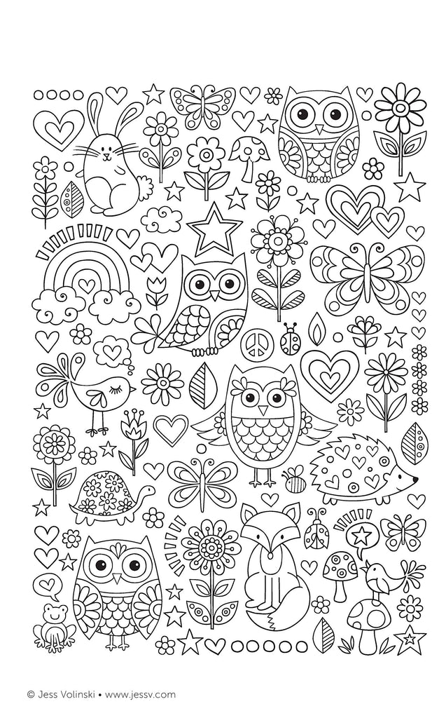 Mandalas Color Animals - Design Originals - 64 pages - Exemple d'une page intérieure