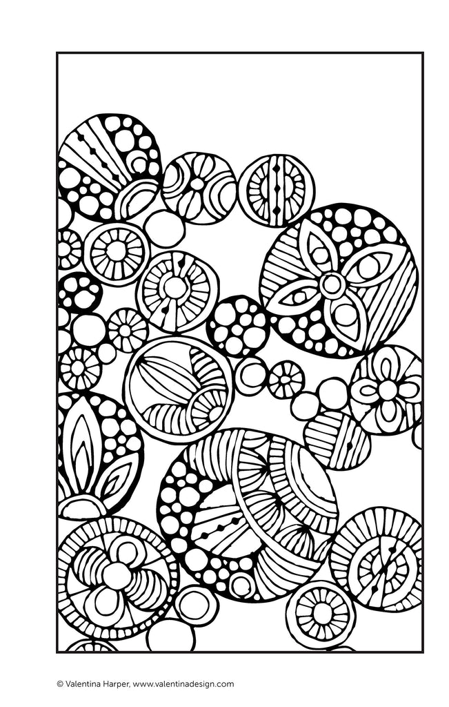 Mandalas Color Joy - Design Originals - 64 pages - Exemple d'une page intérieure