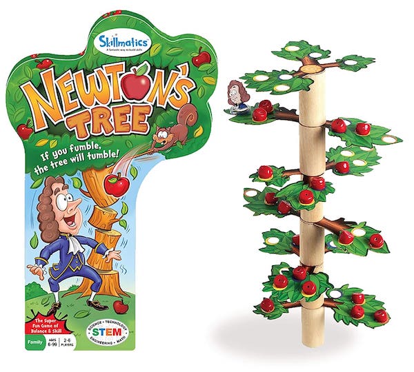 L'arbre de Newton - Skillmatics - 6 ans et plus - Jeu d'équilibre et d'adresse - Exemple de l'arbre construit