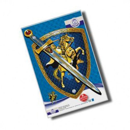 Ensemble Chevalier Noble Bleu - Lion Touch - 3 ans et plus - Épée et bouclier dans l'emballage