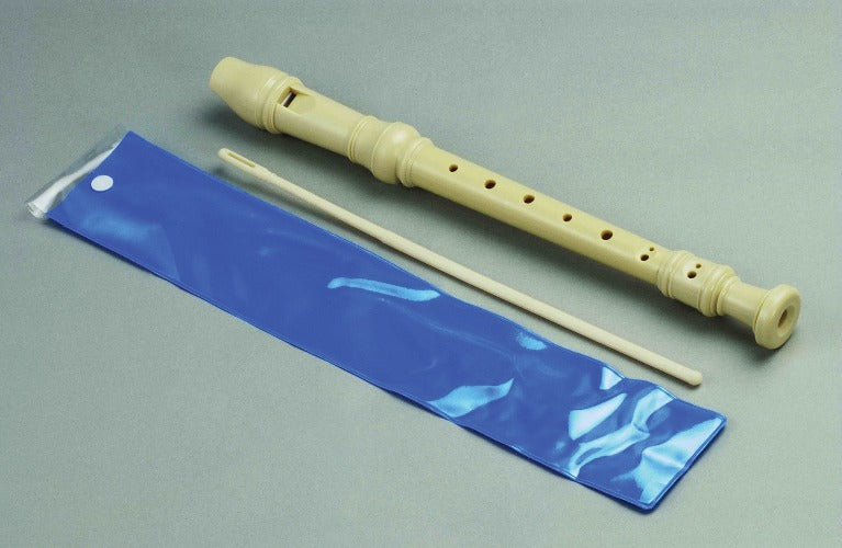 Flûte à bec - 8 notes - Un octave - 13,5 po - 5 ans et plus - Idéal pour débuter avec les instruments à vent