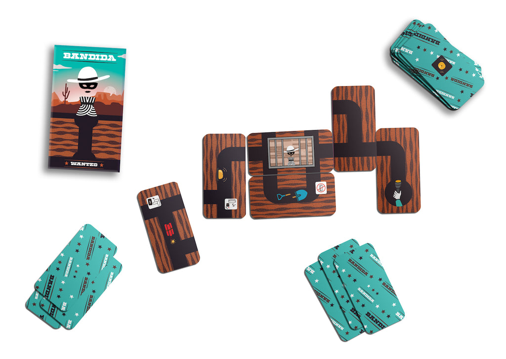 Bandida - Pocket games - Helvetiq - Jeux de cartes - 6 ans et plus - Contenu de la boîte