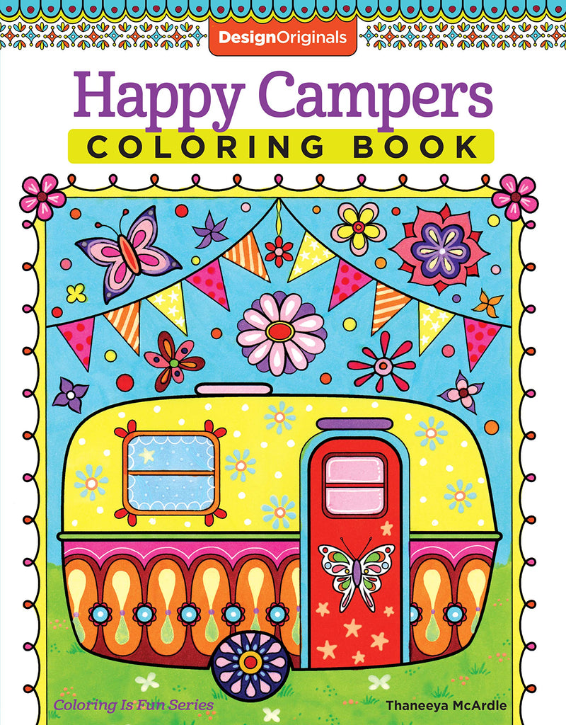 Mandalas Happy Campers - Design Originals - 72 pages - Couverture