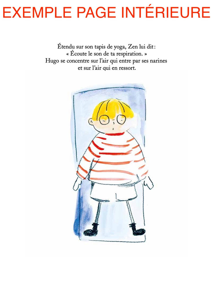 Hugo est triste - Son ami Zen le bambou - Les Éditions Alaska - 3 à 9 ans - Ce livre contient 10 animations visibles grâce à l'application Alaska - Exemple de page intérieure