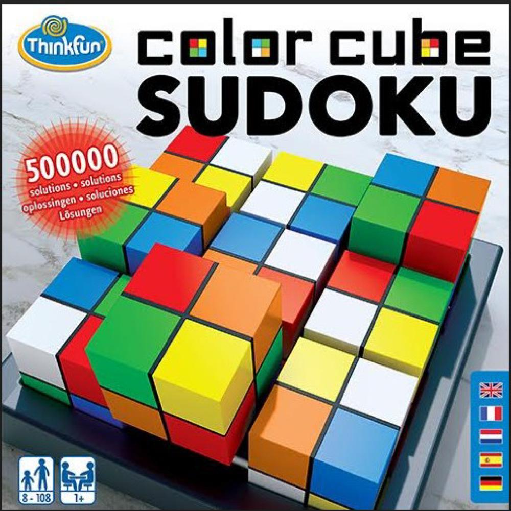 Cubes couleur Sudoku - Thinkfun - Adaptation couleur du célèbre Sudoku - 8 ans et plus 