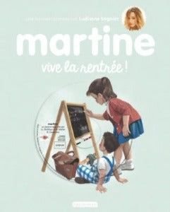 Martine - Vive la rentrée - Livre CD - Casternan - Page couverture