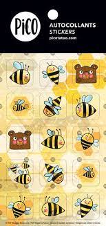 Autocollants - PICO - Les abeilles ouvrières