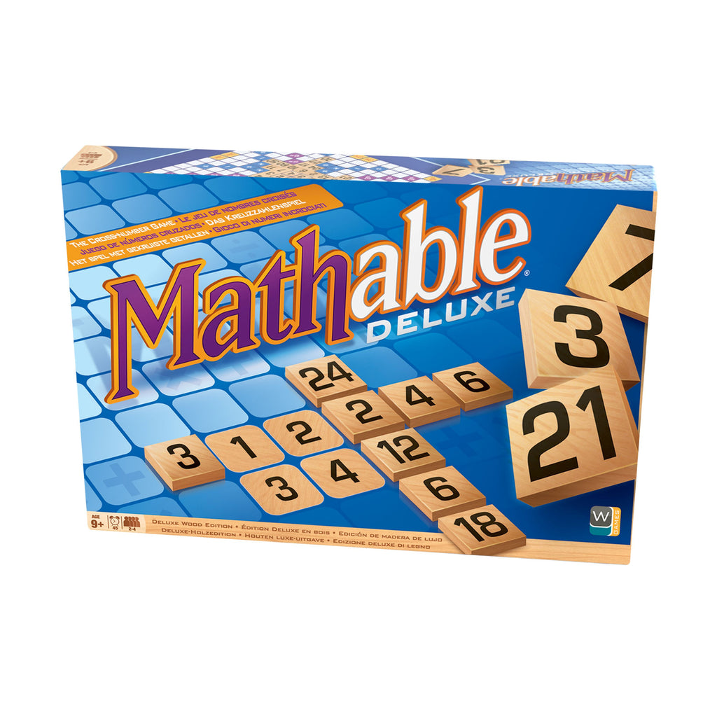 Mathable Deluxe - Wooky - Scrabble mathématiques - Devant de la boîte