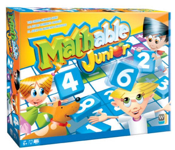 Mathable Junior - Wooky - Scrabble junior mathématiques - Devant de la boîte