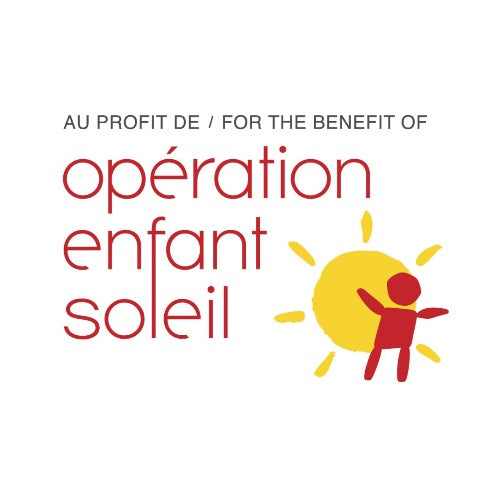 Logo - Au profit de / For the benefit of Opération Enfant Soleil