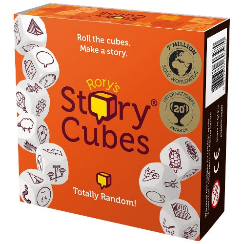 Les cubes d'histoire de Rory's - Asmodee - Jeu de dés pour inventer des histoires - Devant de la boîte